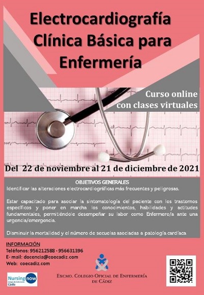Electrocardiografía Básica para Enfermería Noviembre 2021